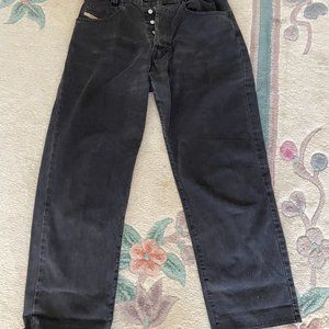 Diesel Vintage Original Boyfriend Classic Washed Black Jeans Waist 32 Price Drop